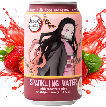 DEMON SLAYER - Strawberry Sparkling Water 330ml